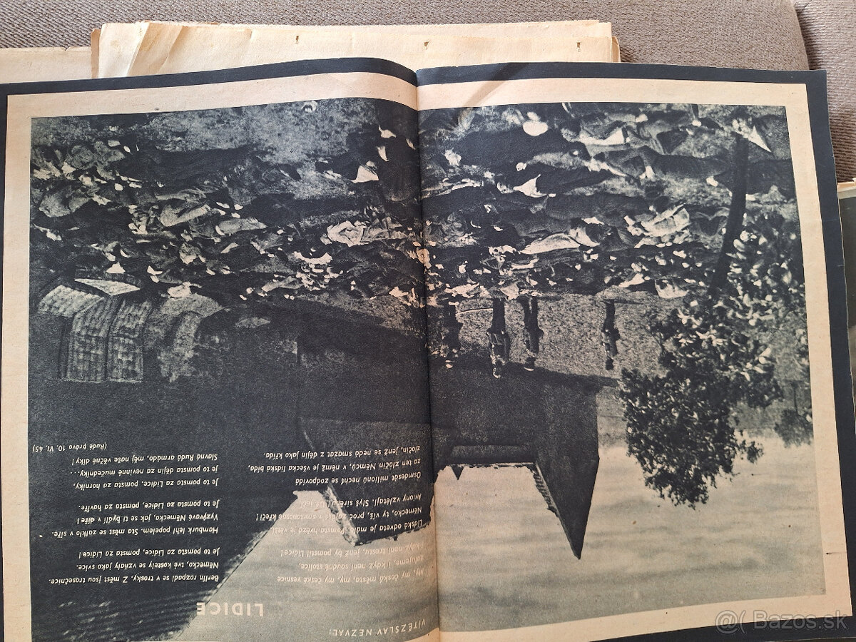 Tlačoviny, noviny rok 1937 Masarik prezident - 13