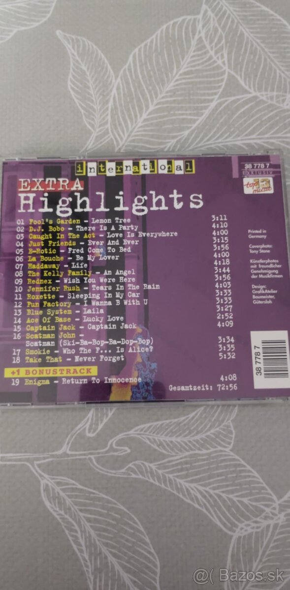 ORIGINALNE HUDOBNE CD - 13