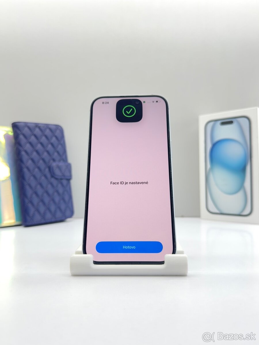 iPhone 15 128GB BLUE TOP STAV ORIGINÁL - 13