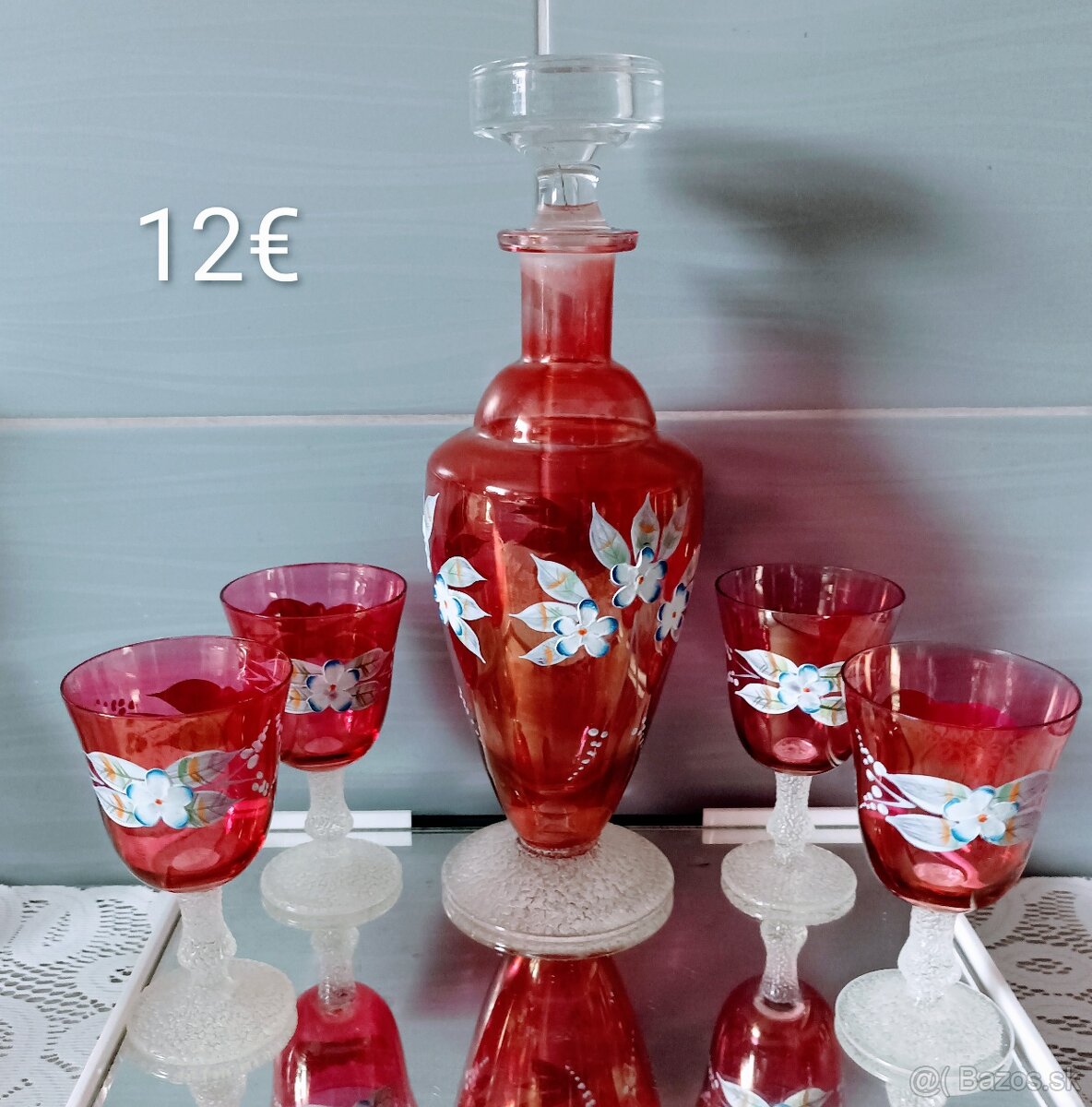 Krištáľová karafa, džbán - 13