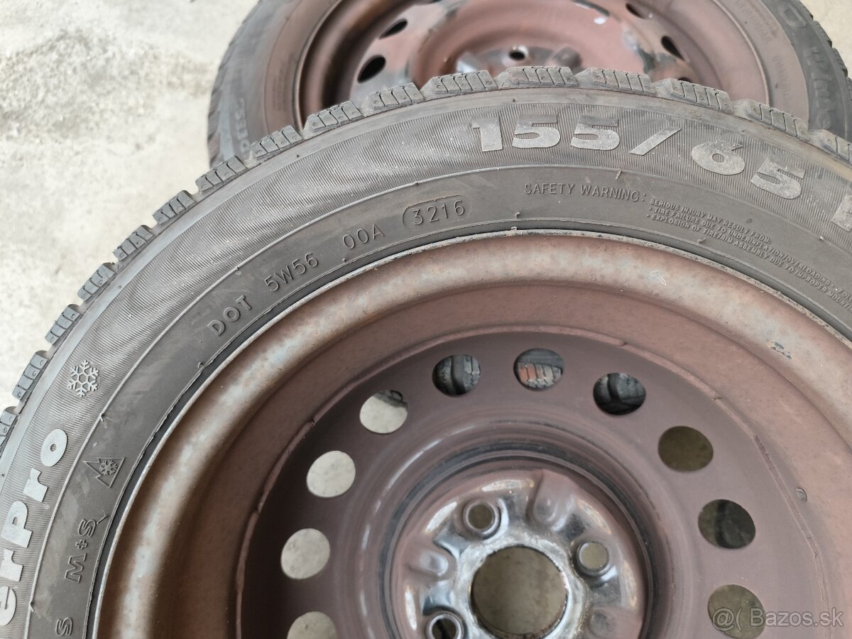 Sada plech+pneu 14" Citroën C1, Peugeot 107 Toyota Aygo - 13