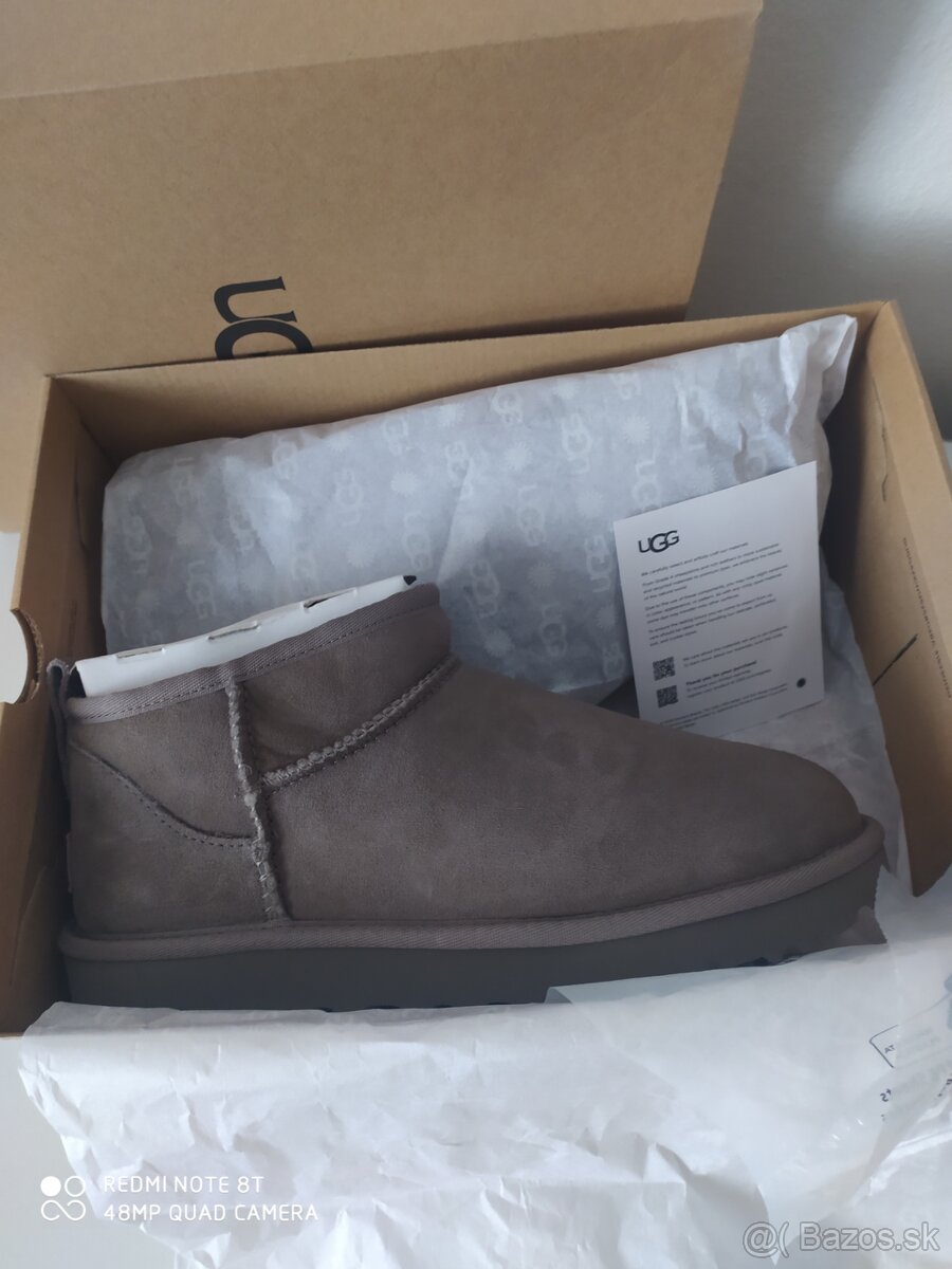 Ugg Classic ultra mini dámske kožené čižmy - 13