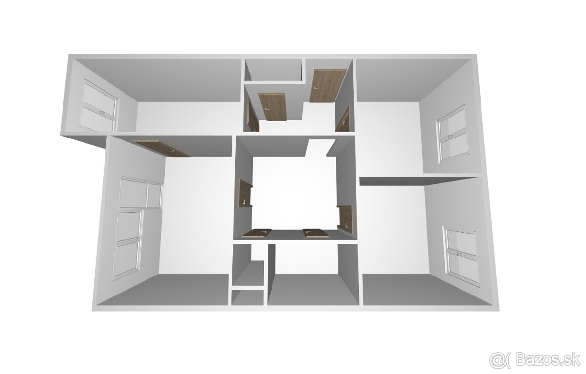 Na predaj 3-izb. byt 73m2, Trenčín - Šafárikova JUH - 13