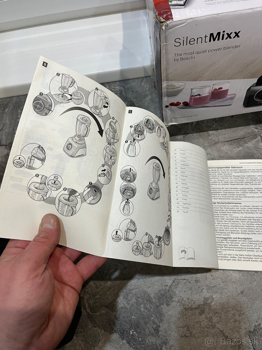 Nový Bosch MMB 42 G0B Silentmixx tichý mixer - 13