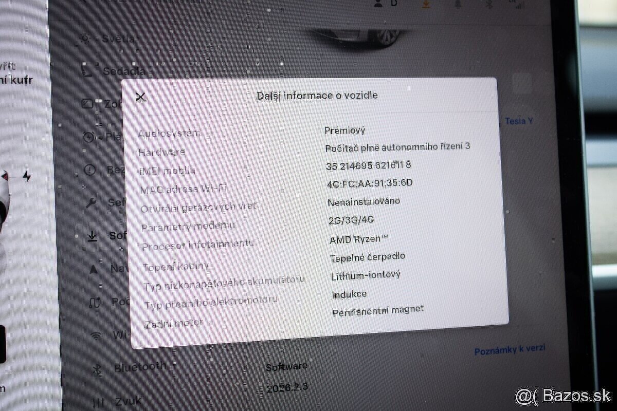 Tesla Y LR, Ryzen, R20, SOH 92%, nelakované, DPH - 13