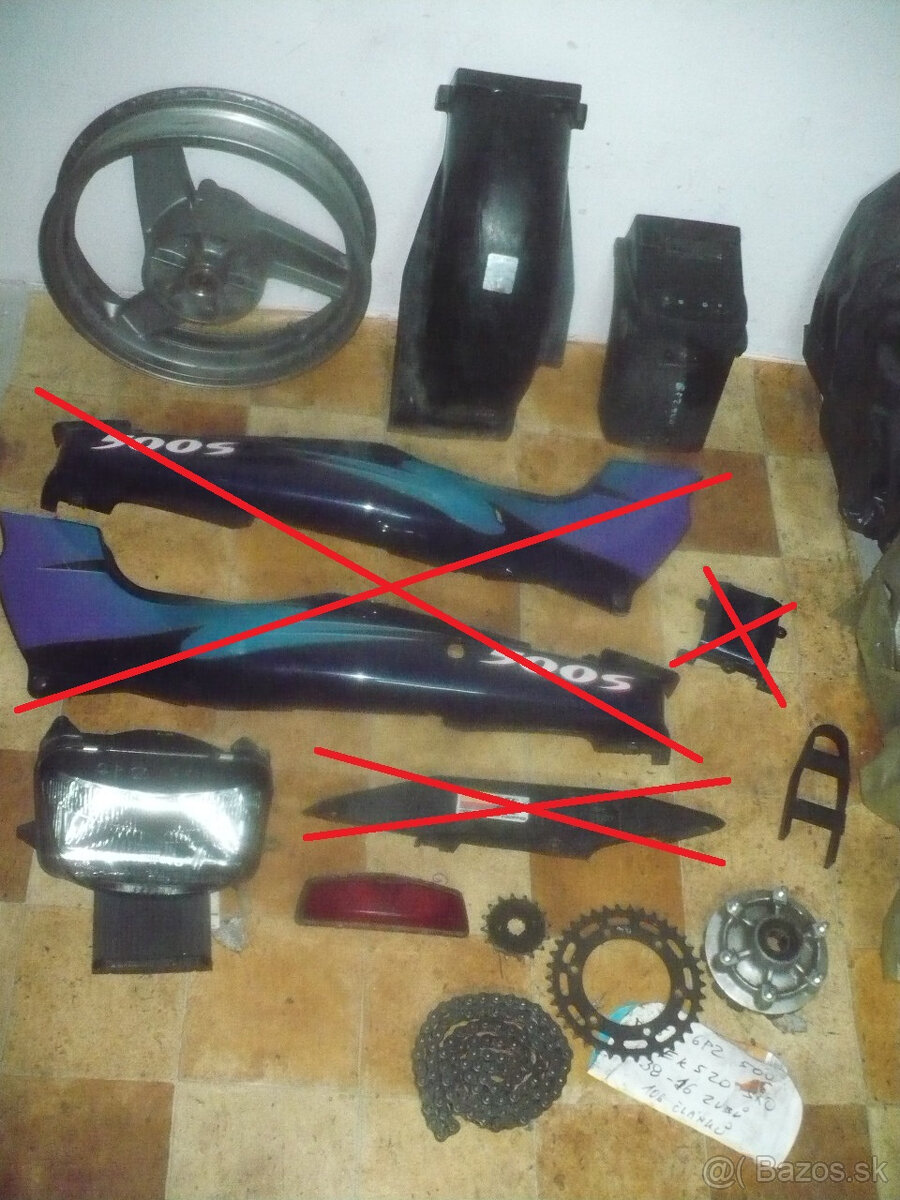Kawasaki GPZ 500 /20 kW/ r. 95 díly - 13
