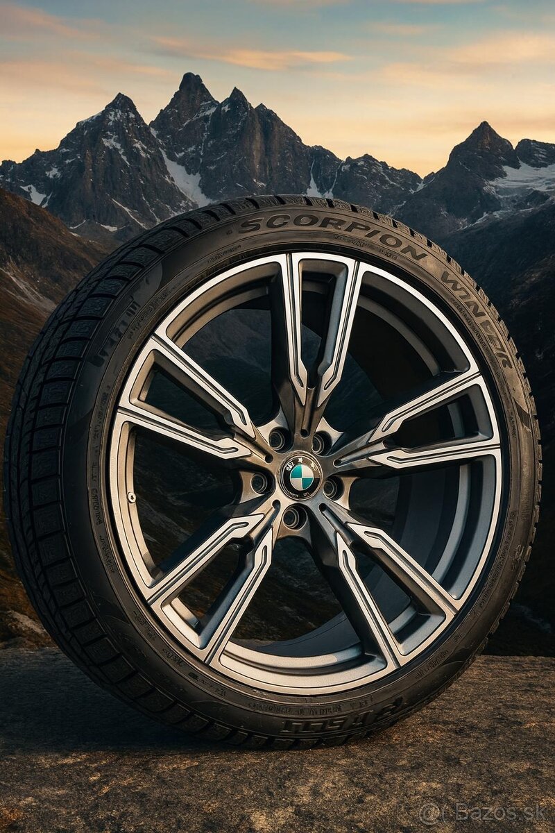 2. Alu BMW M-packet X5 X6 G06 G05 R20-zimné nové - 13