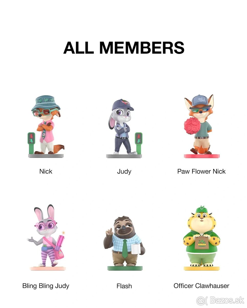 💯% ORIGINÁL POP MART Zootropolis 2 Predám figúrky Disney - 13