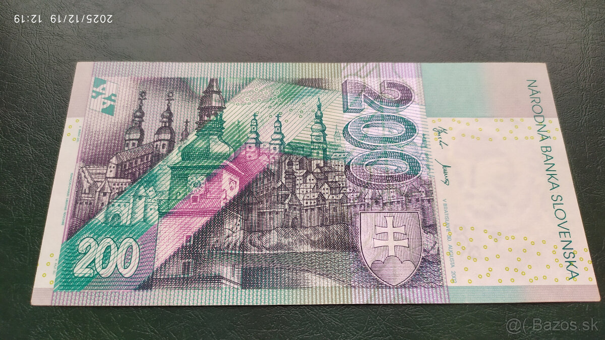 Bankovky 200 Sk s. E 1995, 1999 a 2002 - 13