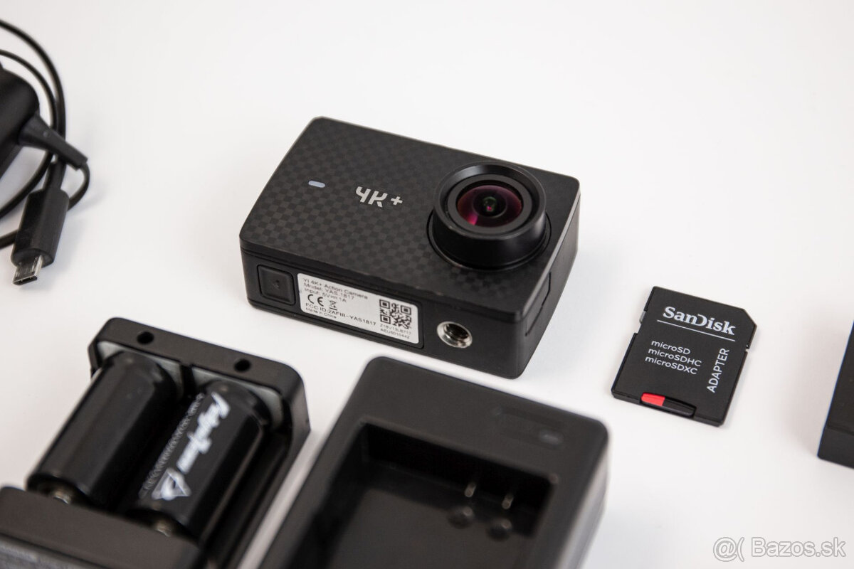 akčná kamera YI 4K+, + veľa príslušenstva - 13