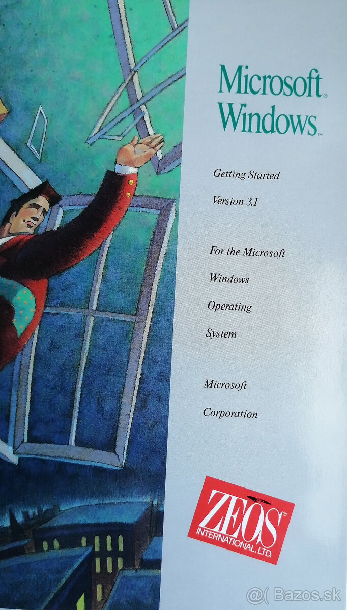 PREDÁM WINDOWS 3.1 1992 ZEOS USA-TOTAL RARE - 13
