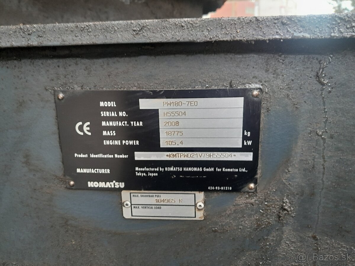 Komatsu PW-180 - 13