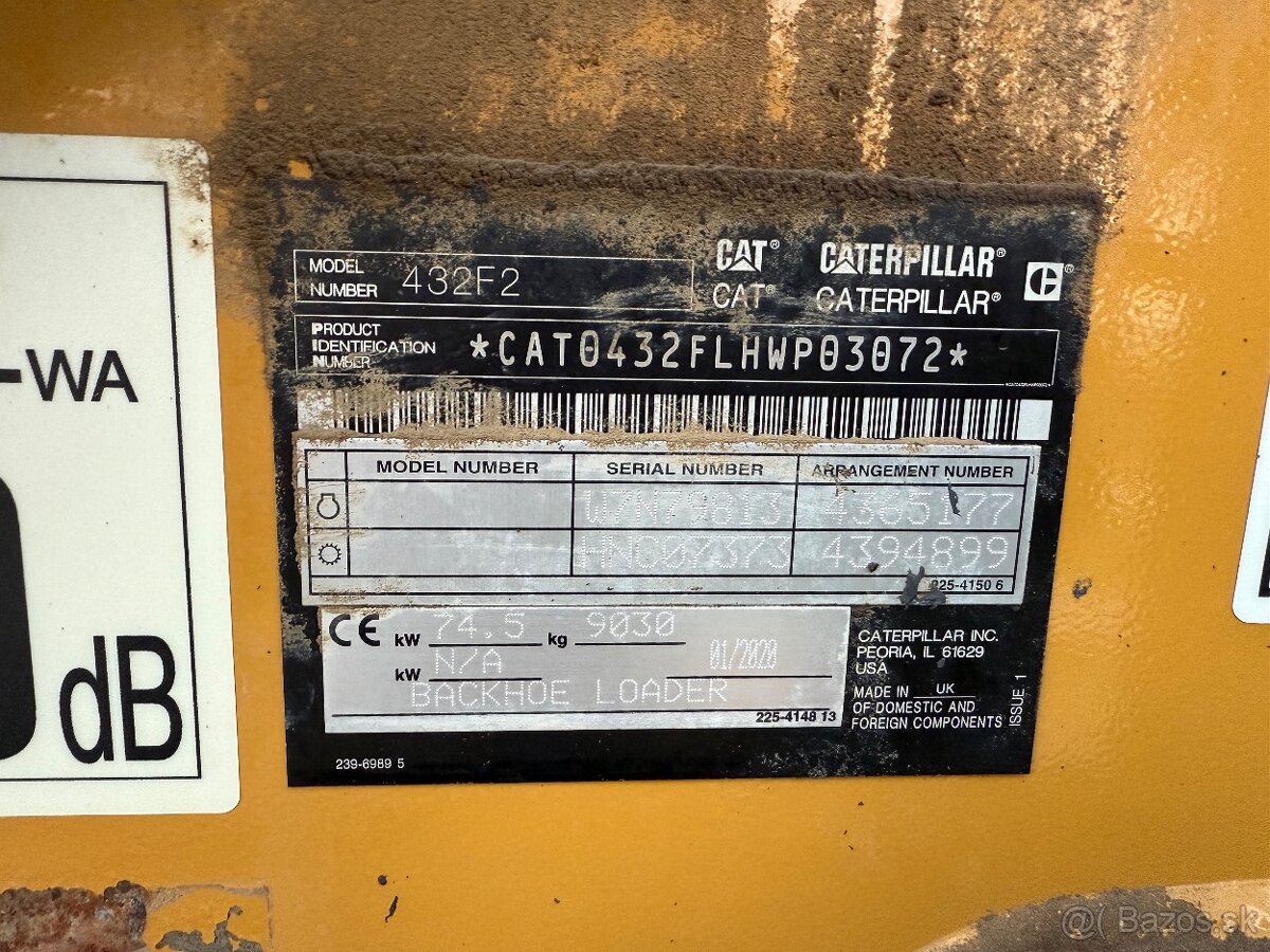 Caterpillar 432 / 2020 , 670 hodin traktor bager - 13