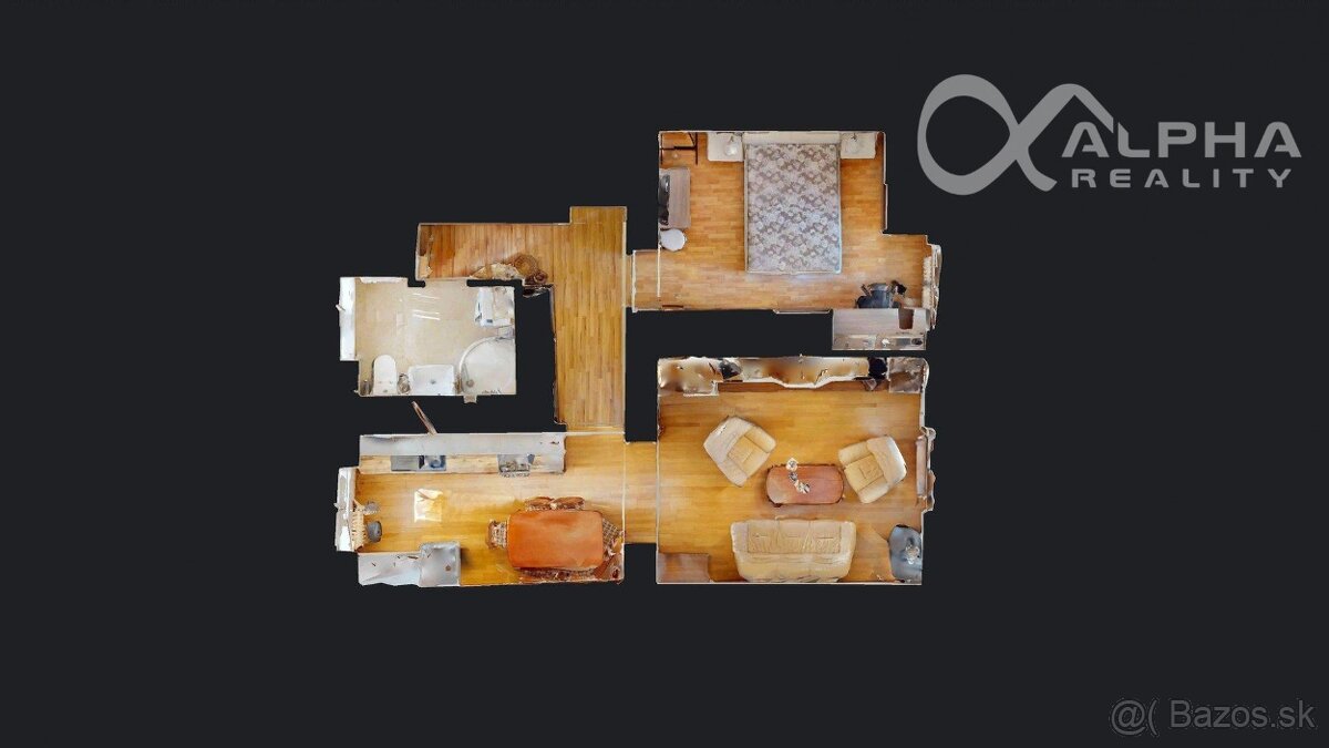 Prenájom 2 izbový byt, centrum SNV - 13