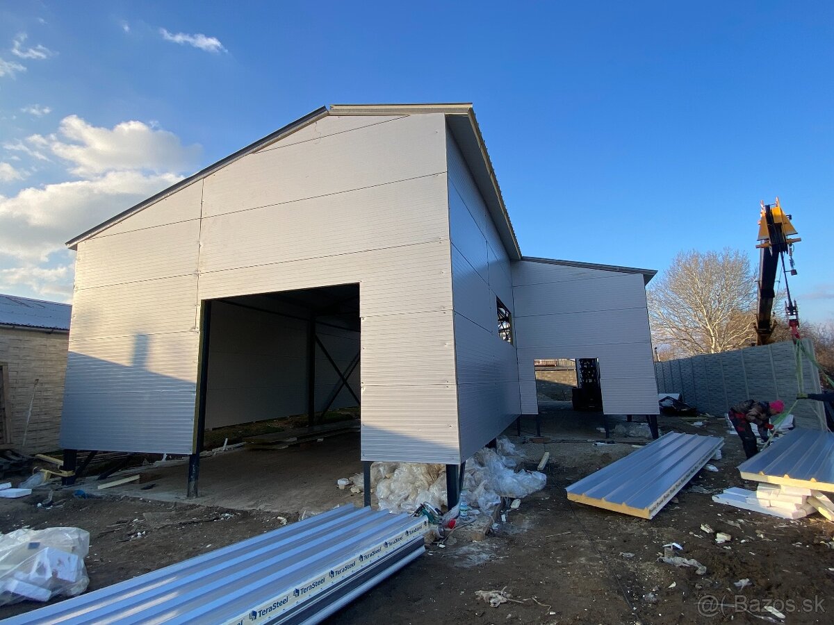 Konštrukcia haly 15x30x6m - 13