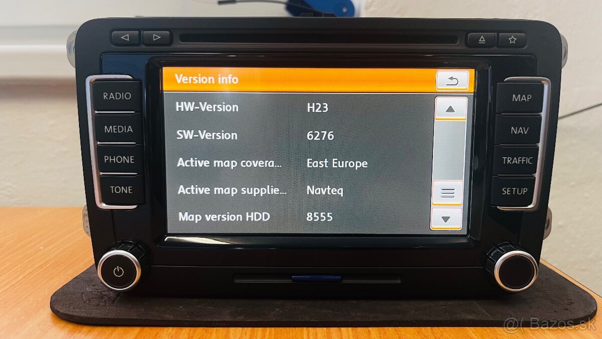 Rádio RNS 510 - VW / Škoda - RNS510 - DAB, LED, SSD - 13