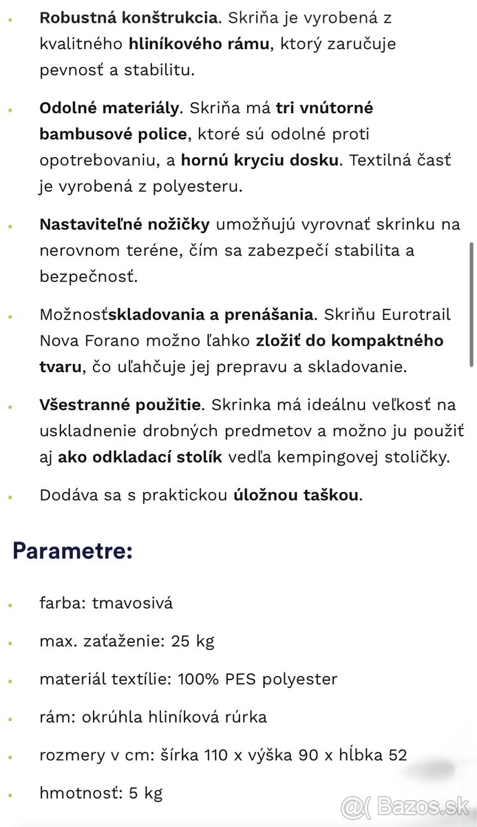Kempingové príslušenstvo - 13