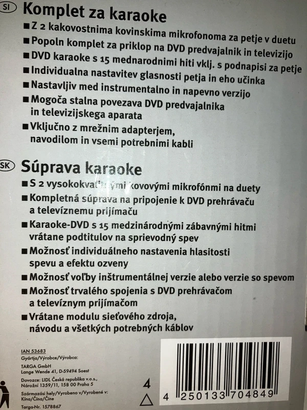 Suprava na karaoke + 4 extra DVD karaoke - 13