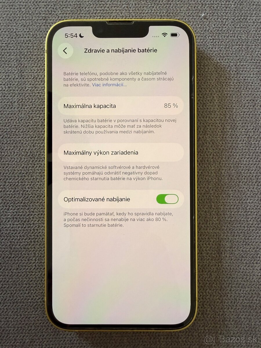 Predám iPhone 14 - Yelow - 128Gb - 13