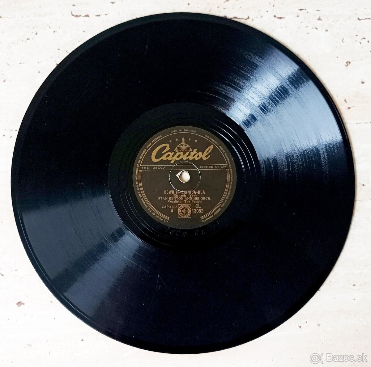 Starožitné šelakové gramodesky americký jazz, swing - 13