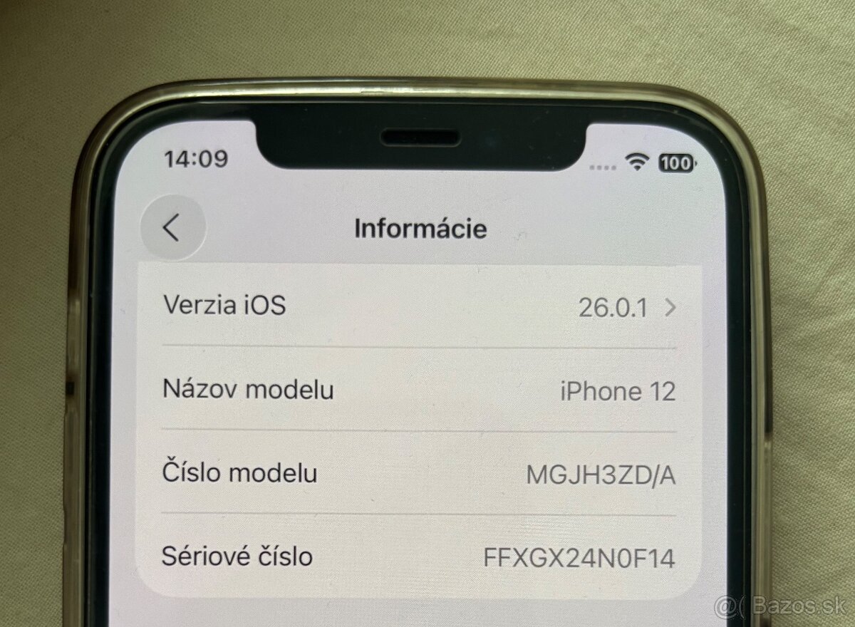 iPhone 12, 256gb, biely - 13