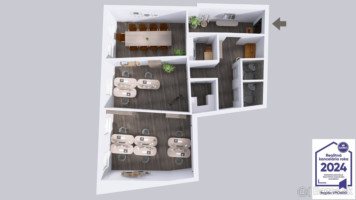 Kancelárske priestory v historickej budove - Tajovského ul. - 13