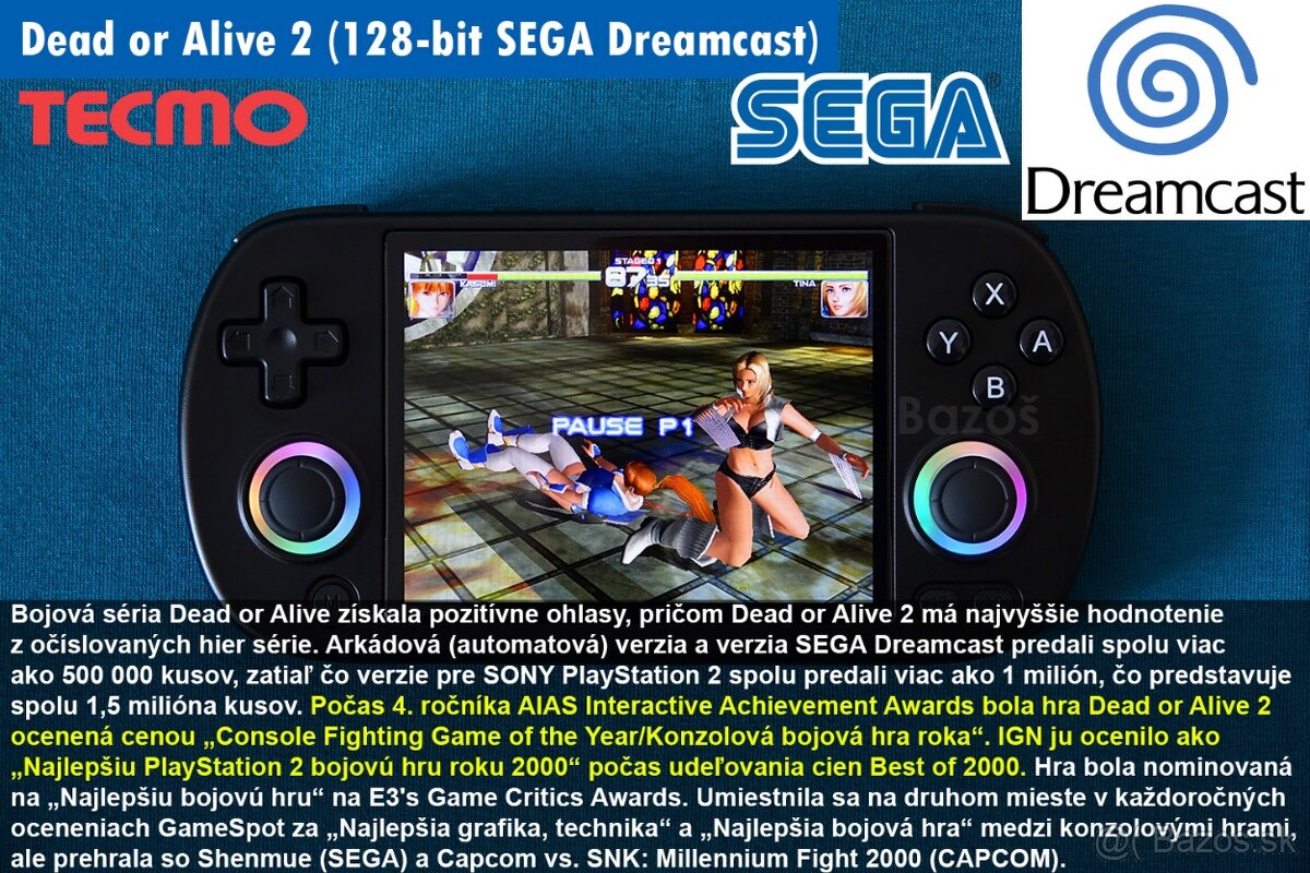 Anbernic RG40XX H WiFi Black ▬ Super SONY PSP (nová) - 13