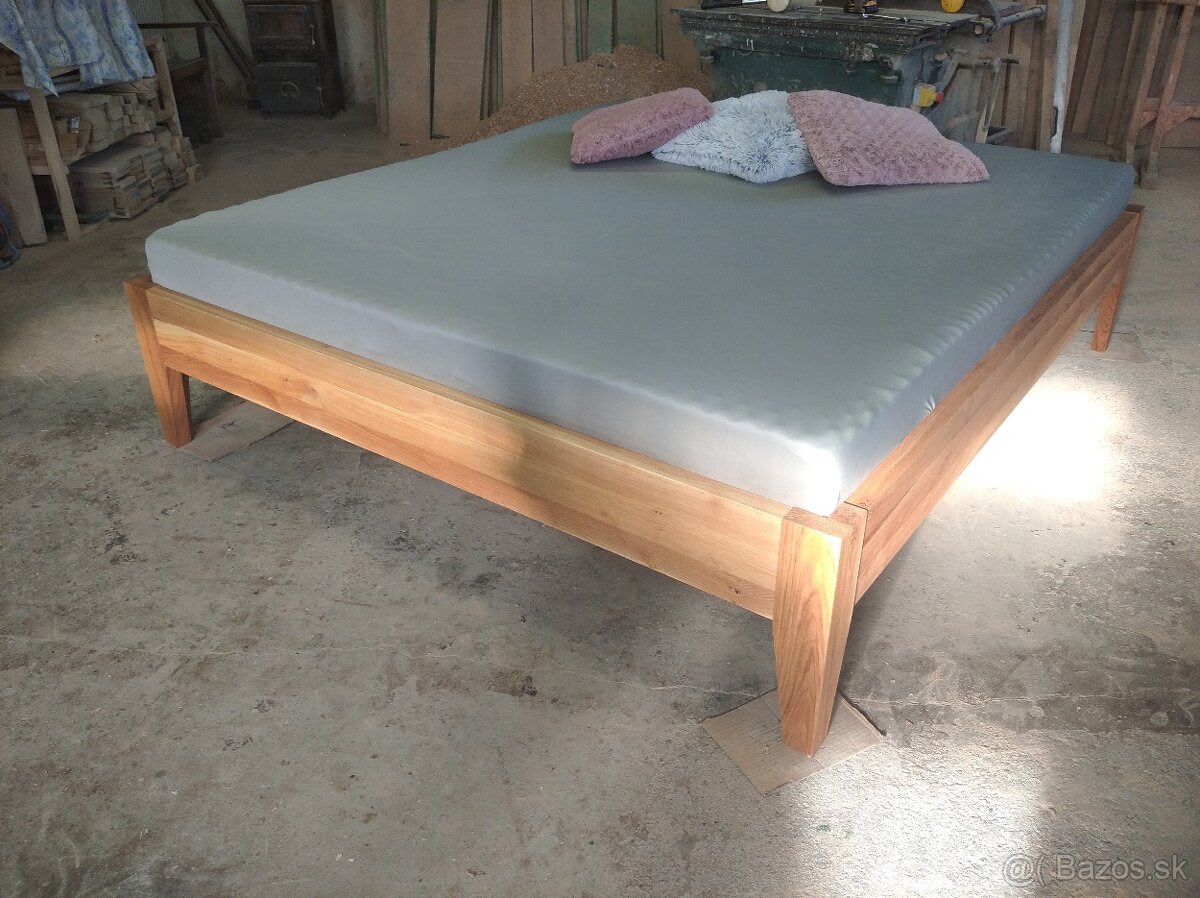 Dubová posteľ bez čela Vilma - 13