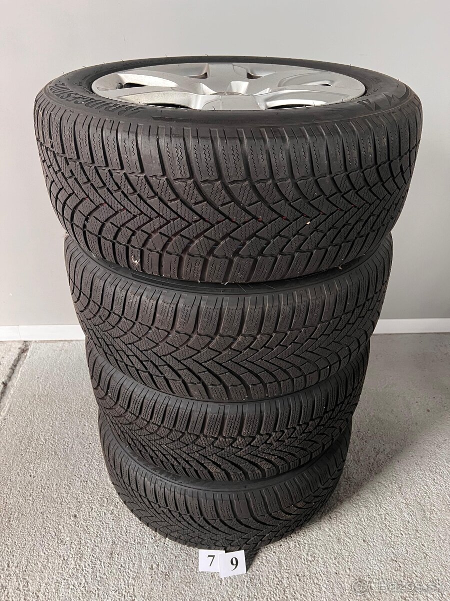 Bridgestone Blizzak 225/55 R17 Zimné, 5x112 originál AUDI - 13