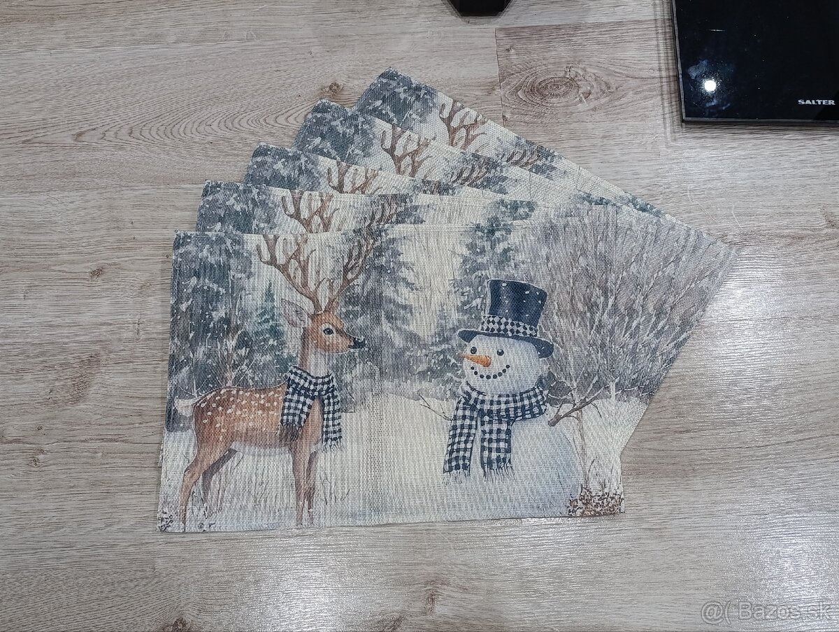 Vianočné prestieranie, štóly - 13