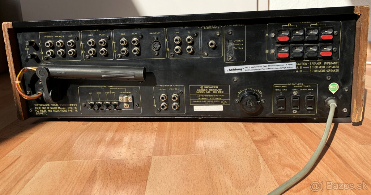 Pioneer SX 850 Retro Japan - 13