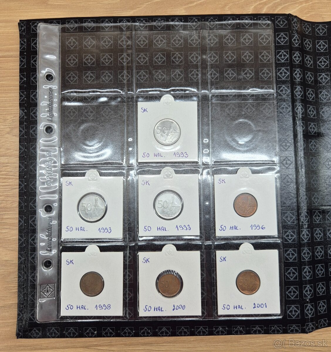 Album Optima s kazetou + mince ČSR, ČSSR, SR - 13