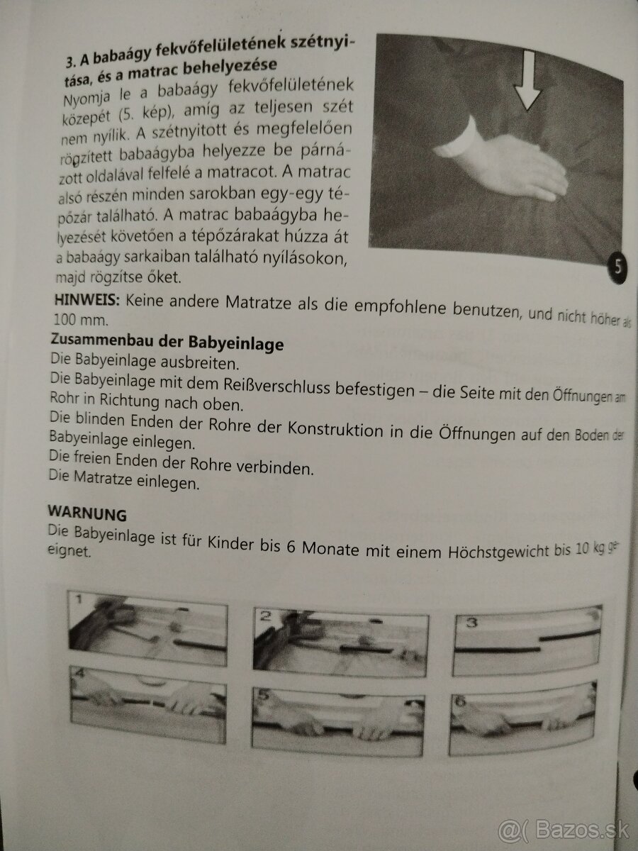 Cestovná postieľka Zopa ako nova - 13
