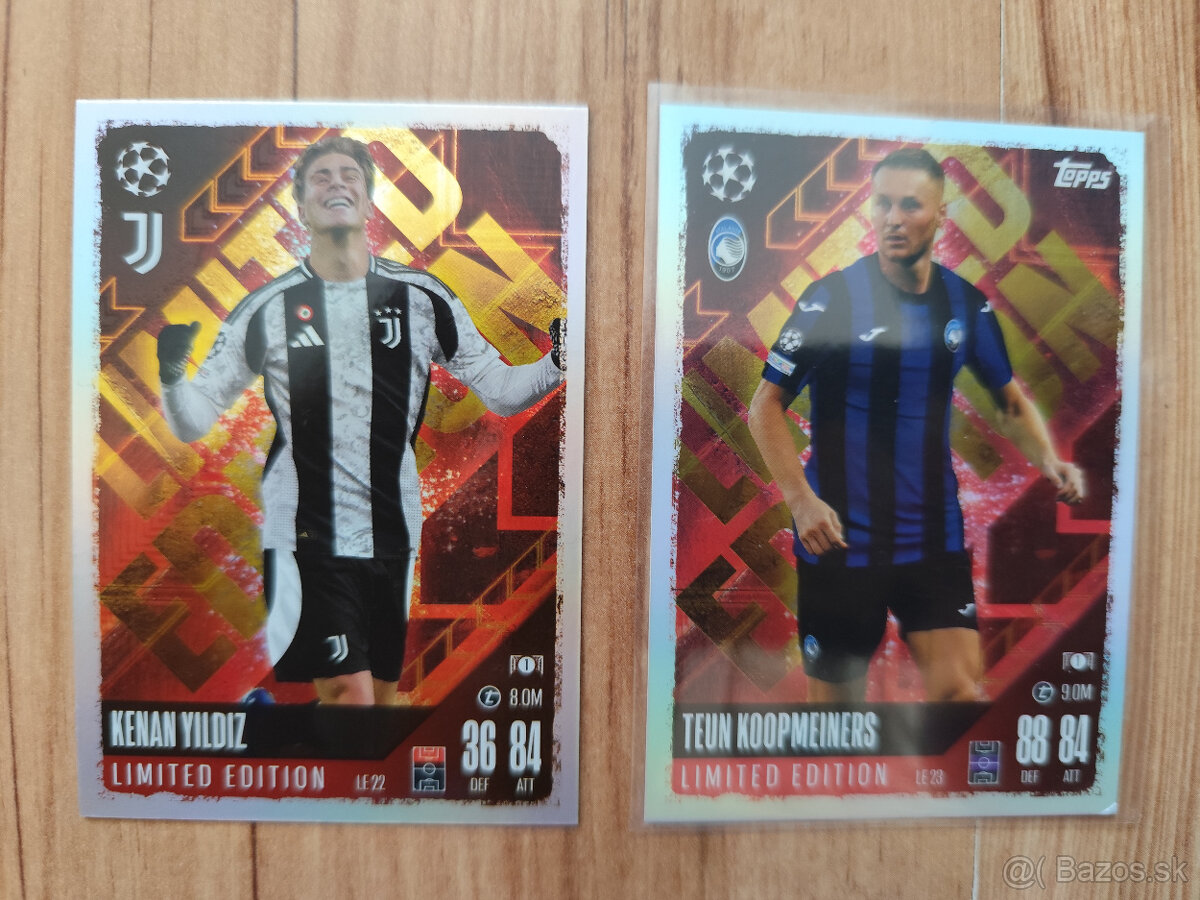Futbalové kartičky Match Attax 2024/25 - Limit Edition - 13