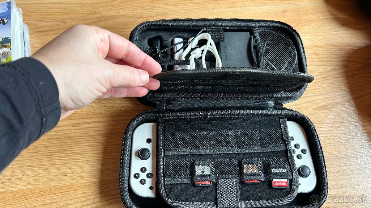 Nintendo Swich Oled 2024 - v záruke s kopou doplnkov - 13