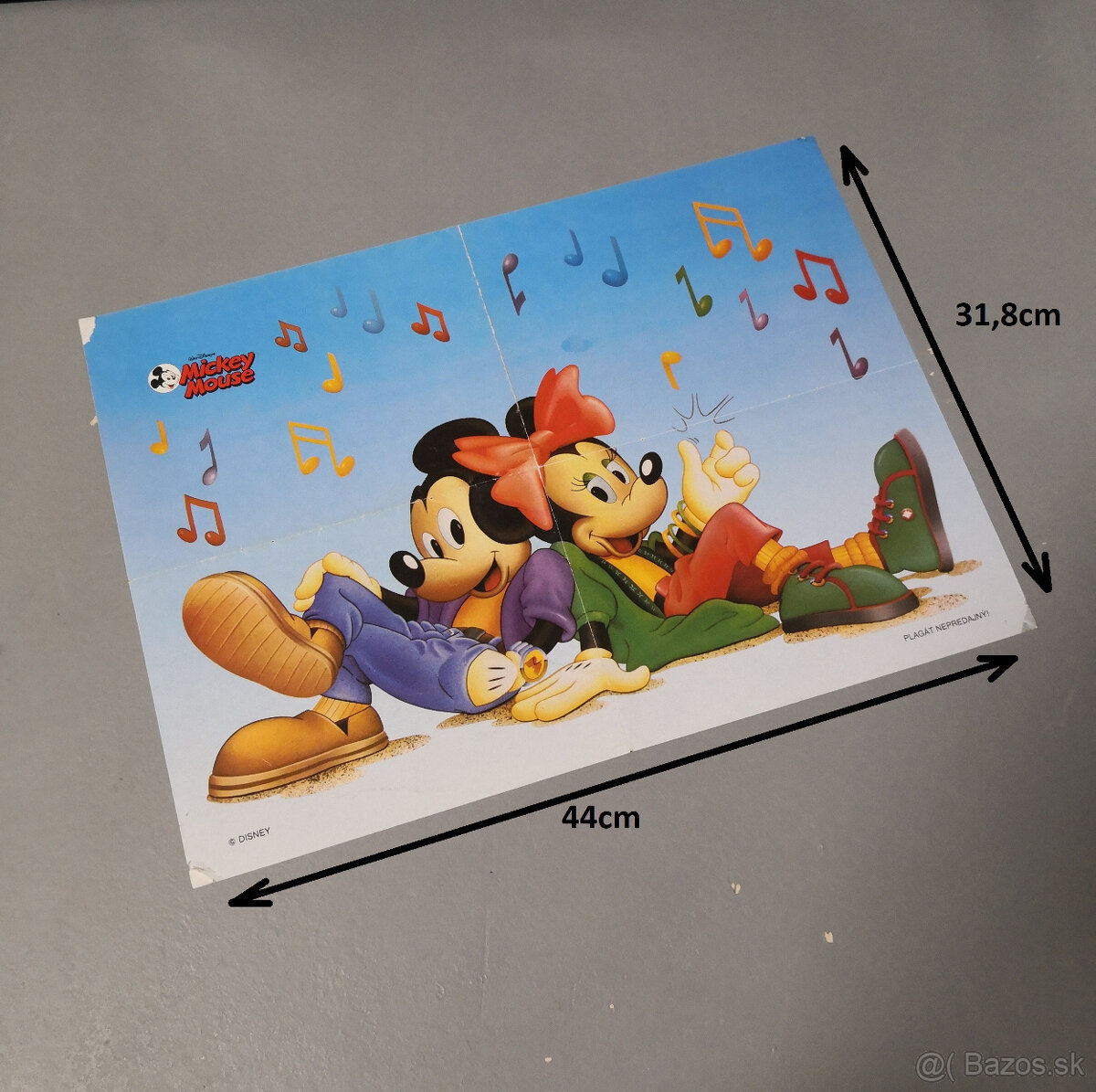 Retro plagáty original Walt Disney Mickey Mouse - 13