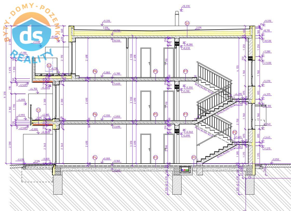 Na prenájom novostavba, 3 izbový byt, 82,75 m2, 2X terasa, p - 13