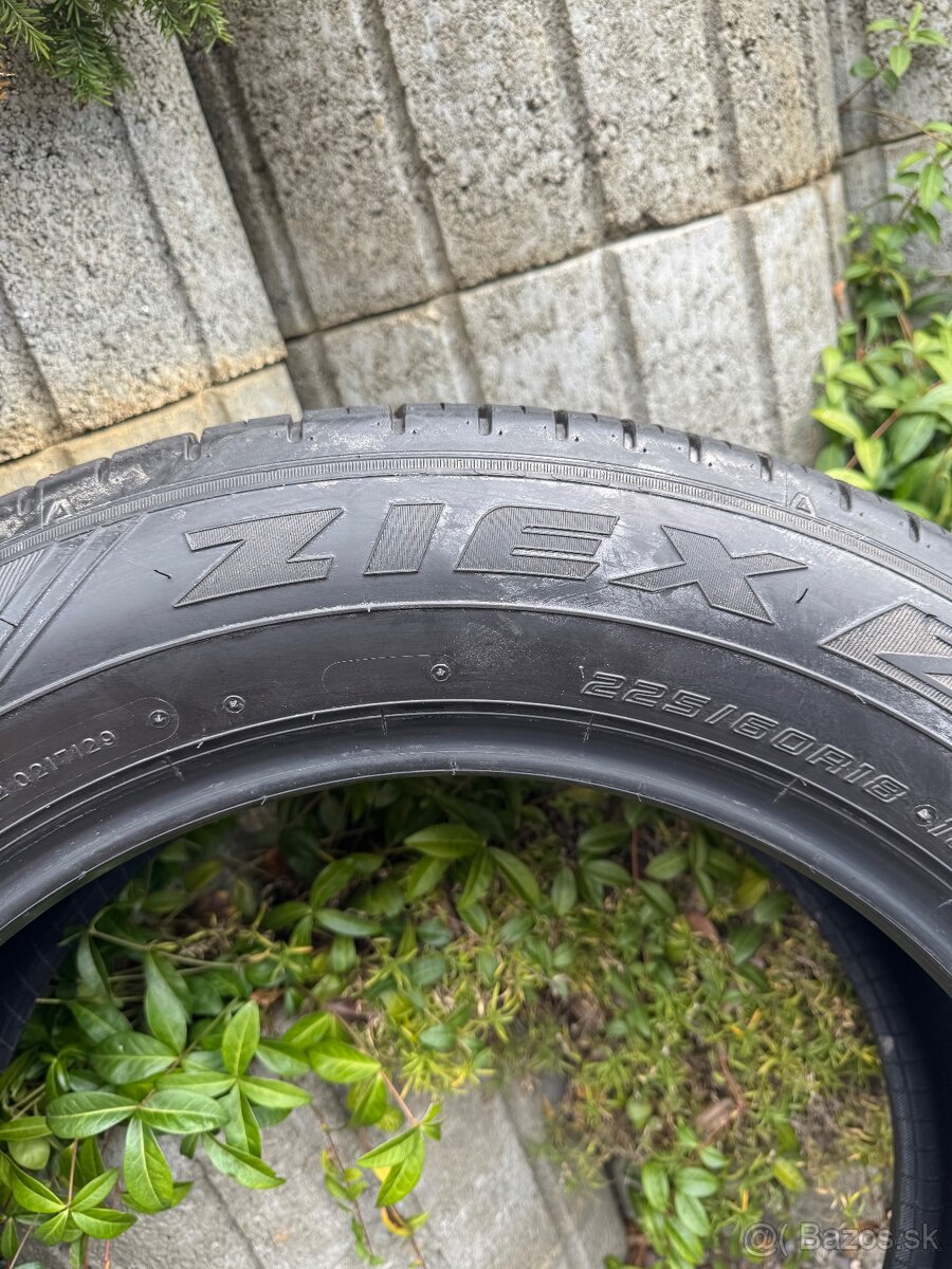 Predám letné kolesa Falken Ziex310 ecorun 225/60 R18 - 13