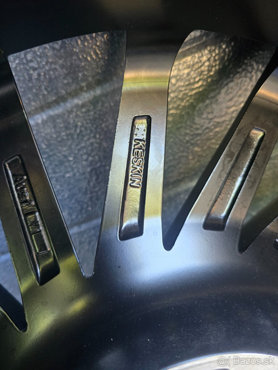 Zánovná Sada Keskin 4x100+Nové pneu 225/35 R18 - 13