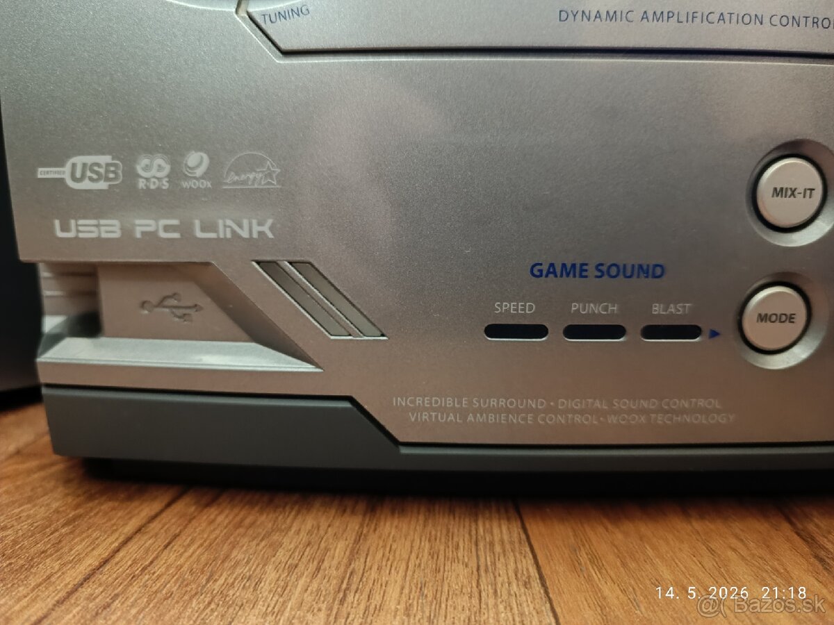 PHILIPS FW-M777+ diaľkové... MP3, CD, GAME PORT... - 13
