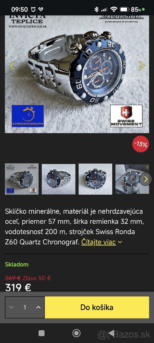 Pánske hodinky Invicta Excursion 57mm. - 13