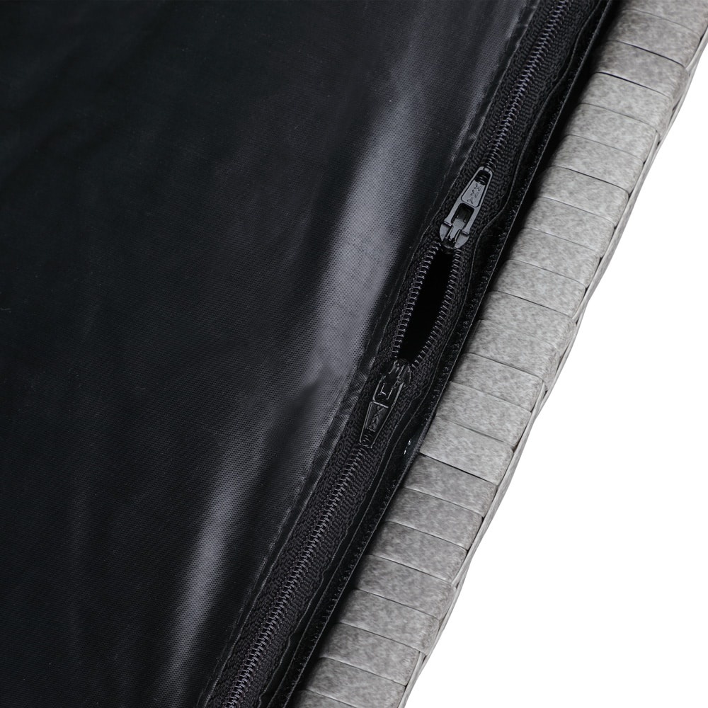 Záhradný úložný ratanový box s kolieskami 4 farby - 13