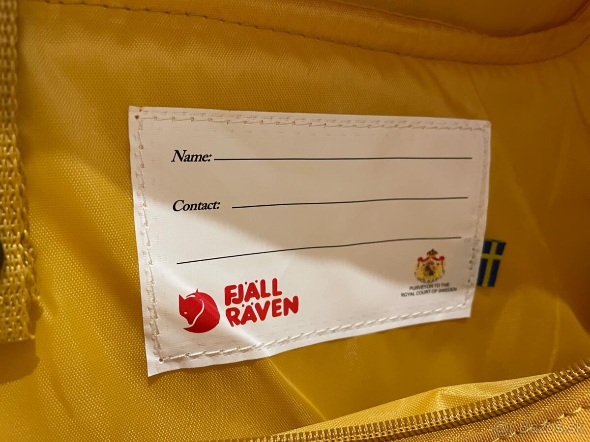 Predám batoh značky Fjällräven Kanken Weekender žltý - 13