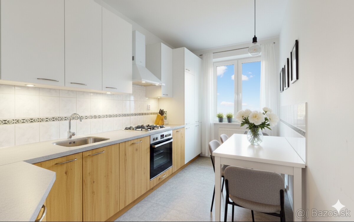 AJ NA INVESTÍCIU Slnečný 3 izbový byt s krásnym výhľadom na - 13