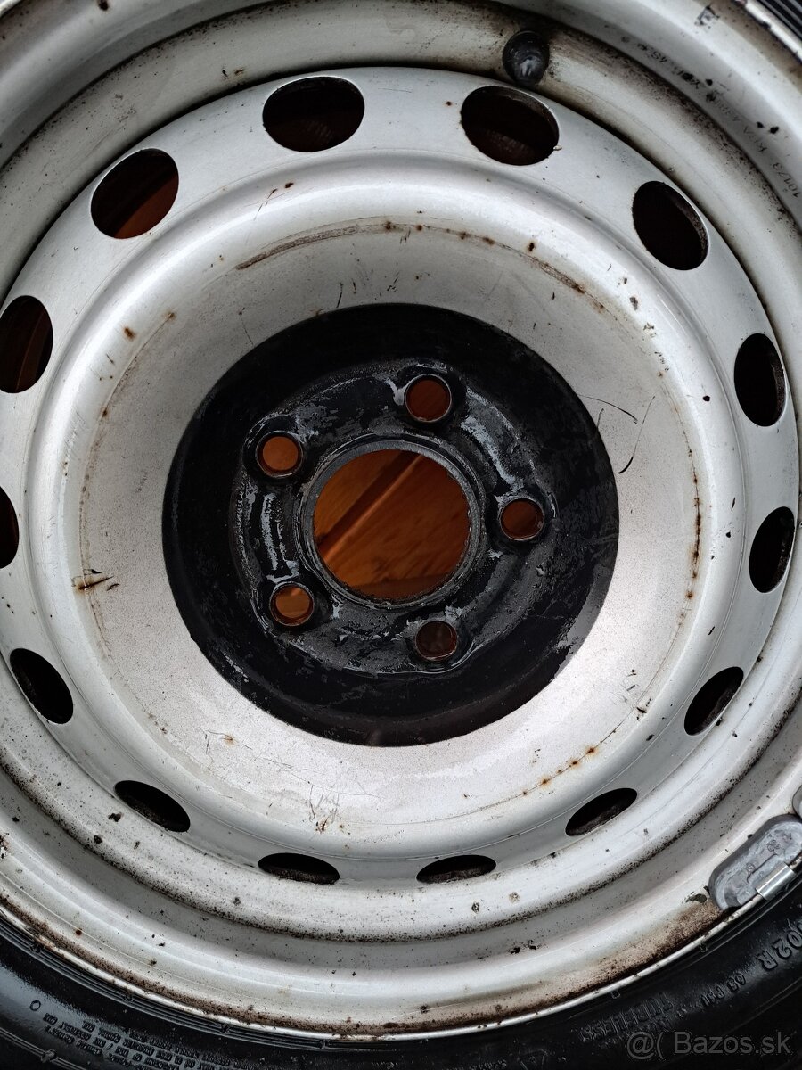 Dodavkové "plechače" 5x108 R15 + Letné pneu 195/70 R15C - 13