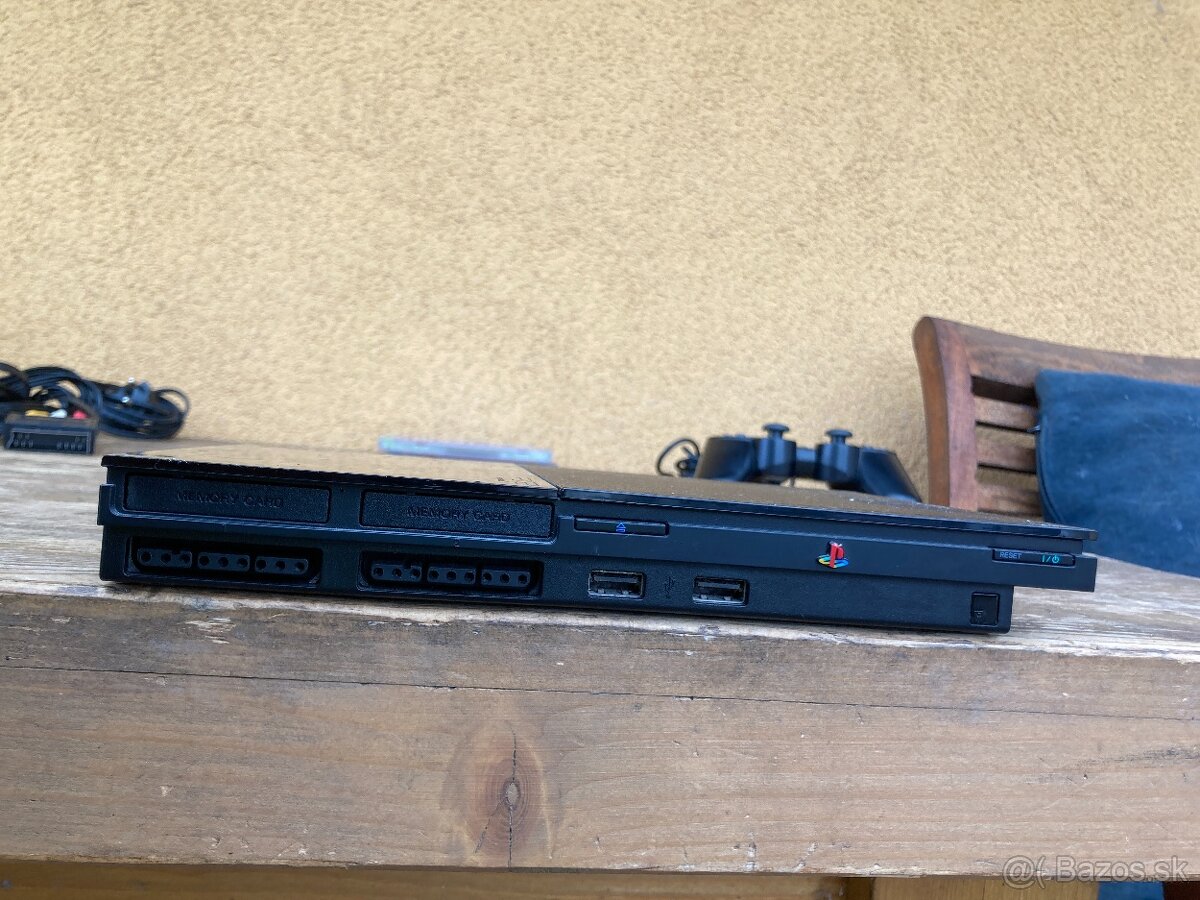 Playstation 2 / PS2 - slim (SCPH 90004) + hry +příslušenství - 13