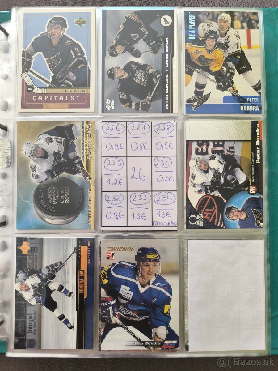 Hokejové kartičky - Peter Bondra - 13