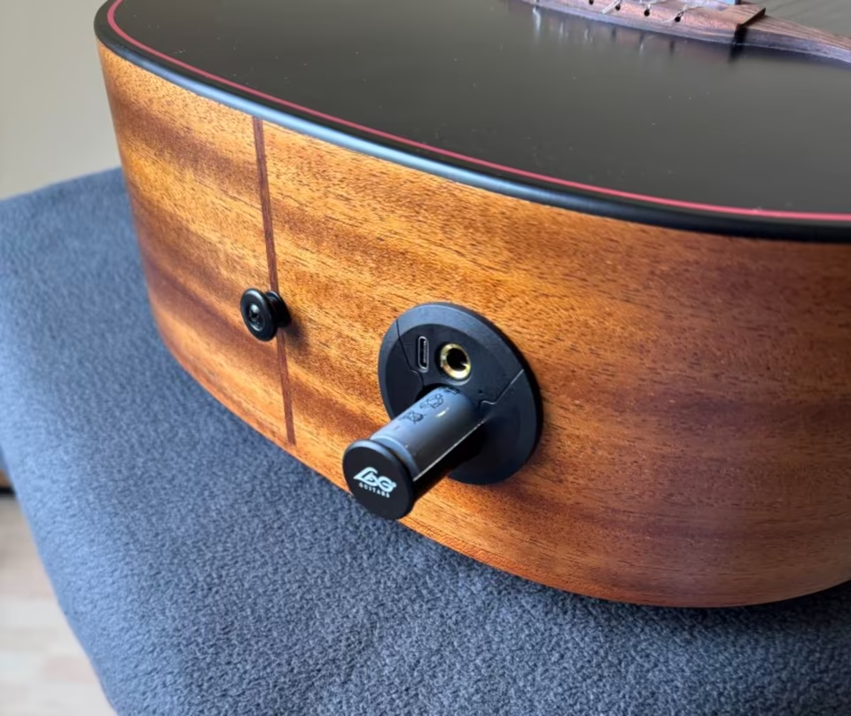 TNBW1TE Travel elektroakustická nylonová gitara - 13