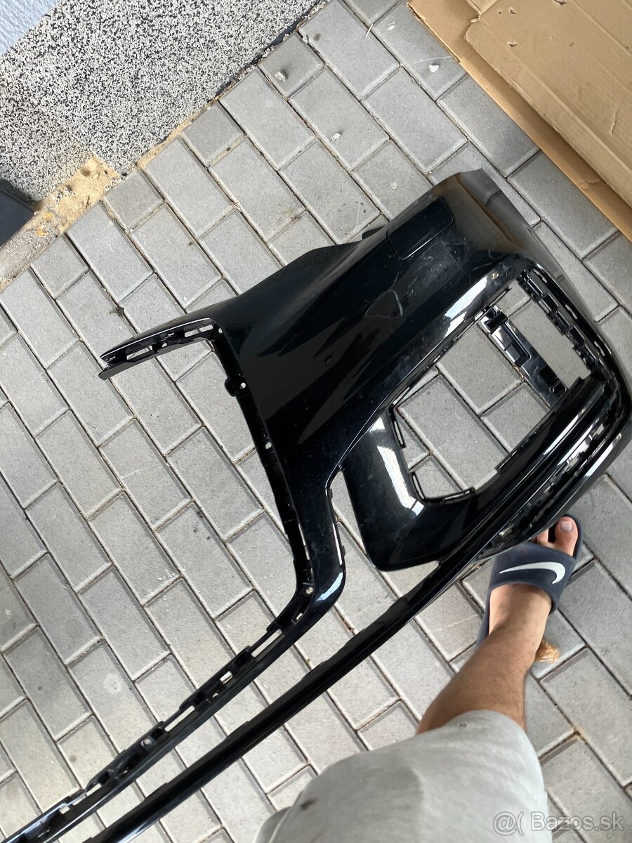 predni naraznik audi a6 c8 4K cerny 19- s-line - 13