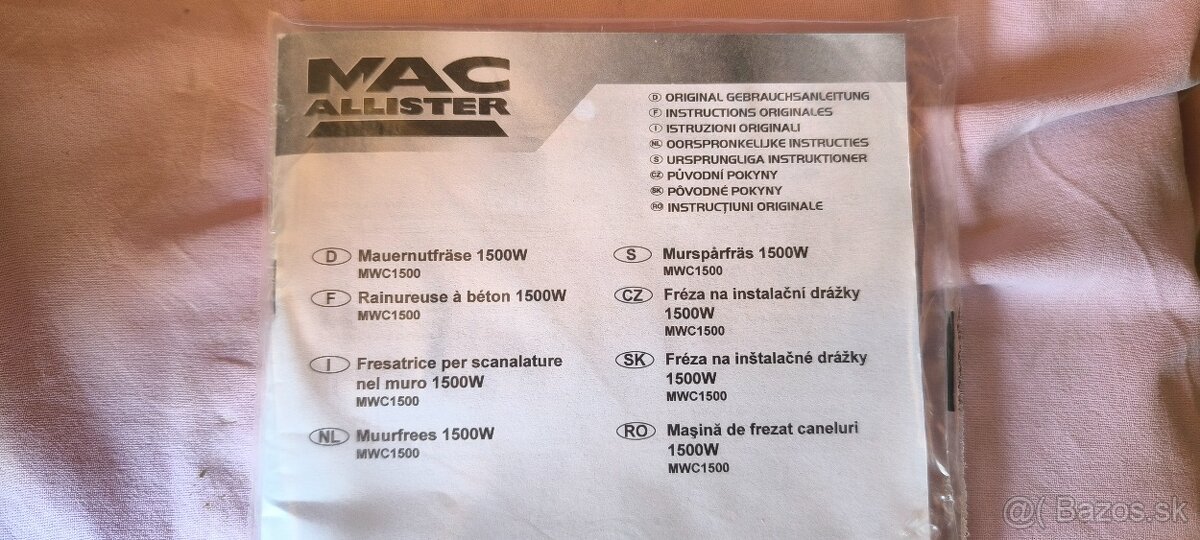 fréza do muriva Mac Allister MWC 1500 - 13